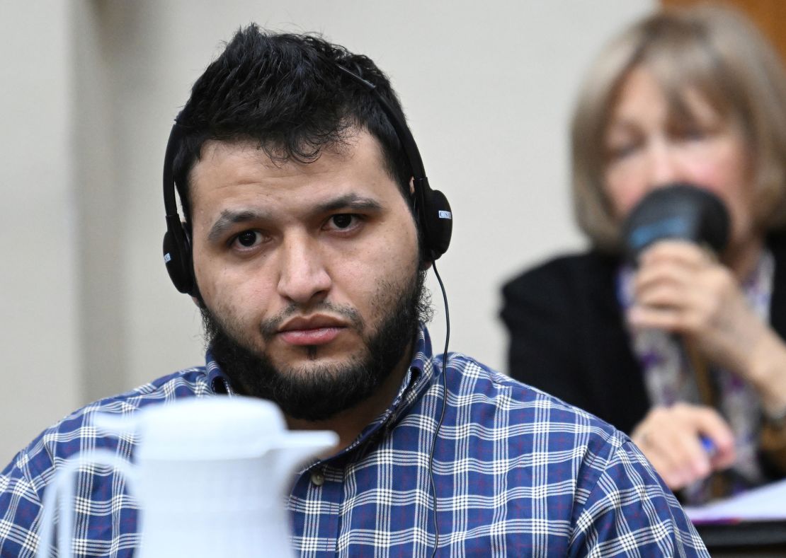 Jose Ibarra listens through an interpreter during his trial on Friday in Athens.