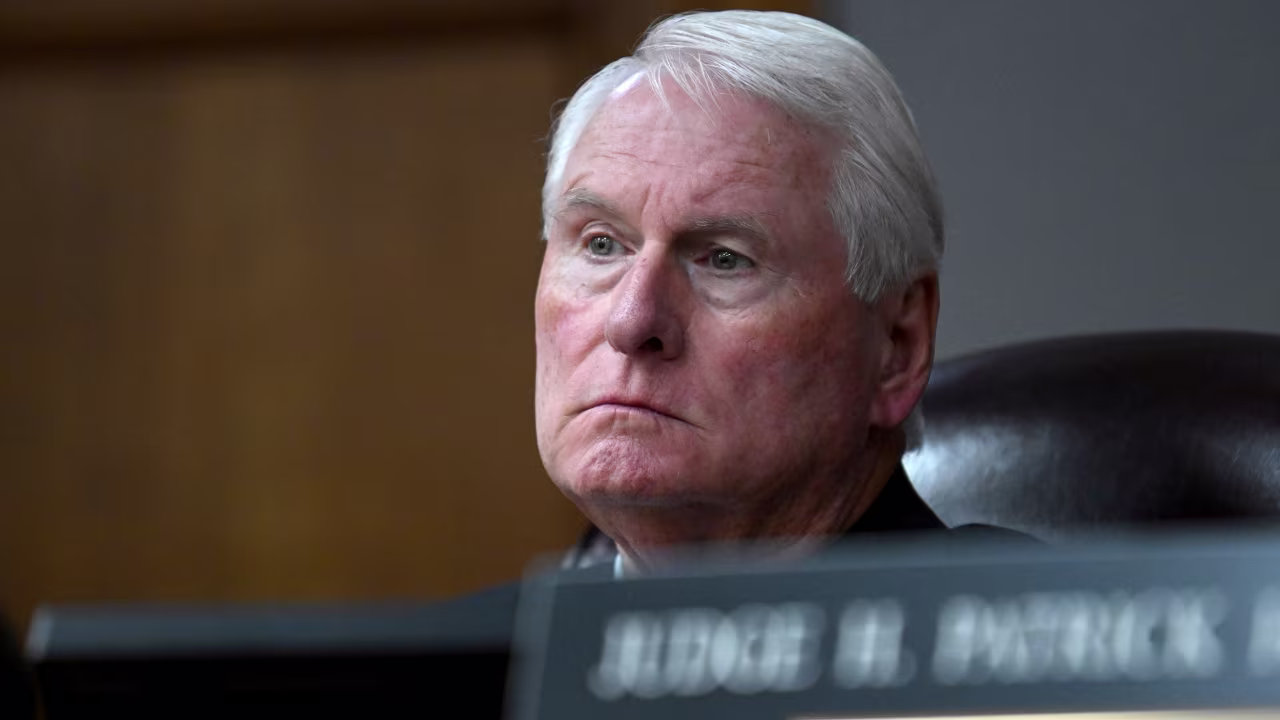 Superior Court Judge H. Patrick Haggard listens during the trial of Jose Ibarra on Friday, Nov. 15, 2024.