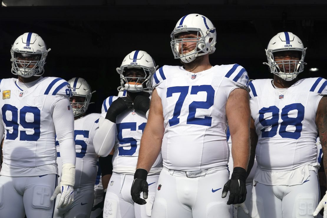 Smith (No. 72) described having the 