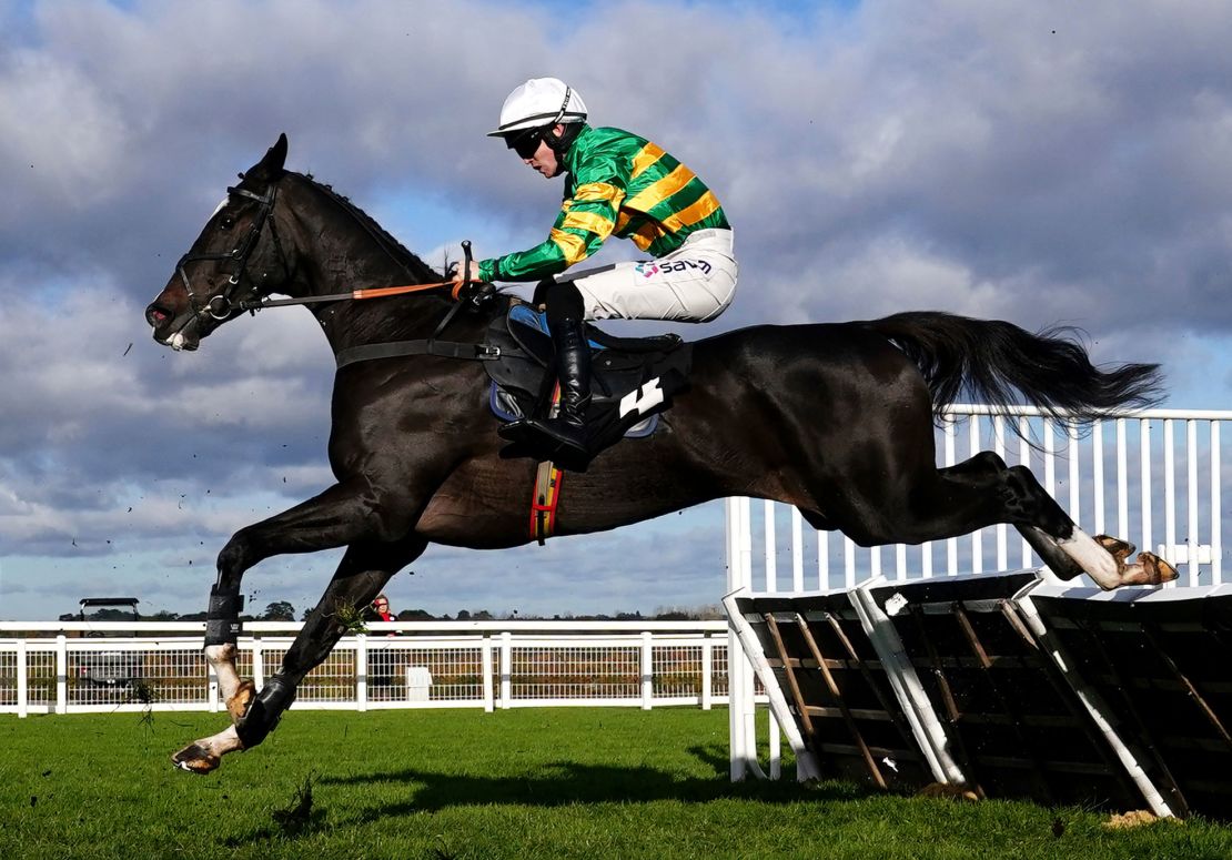 O'Sullivan riding Milan Tino at Ascot Racecourse in November.