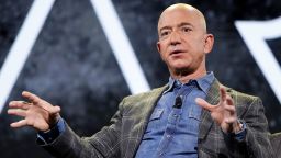 Then-Amazon CEO Jeff Bezos speaks at the the Amazon re:MARS convention on June 6, 2019, in Las Vegas.
