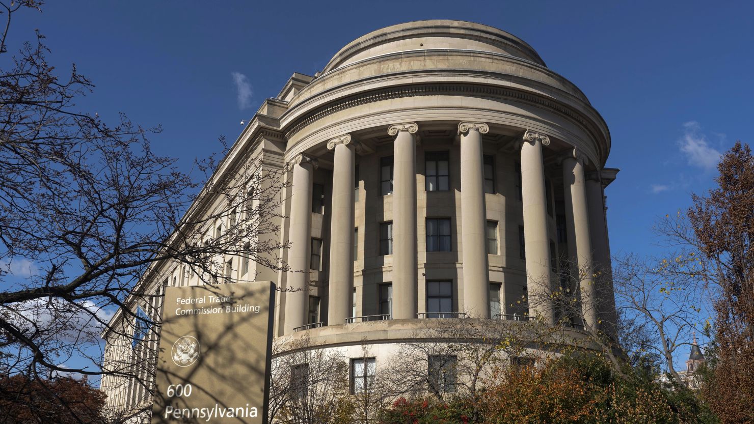 The Federal Trade Commission building in Washington, DC.