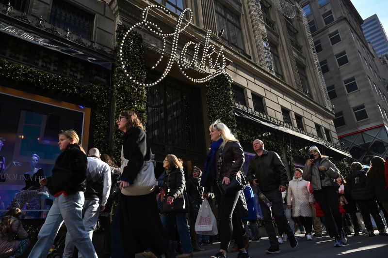cnn.com - Luciana Lopez - Saks Global files for bankruptcy protection amid luxury market strains | CNN Business