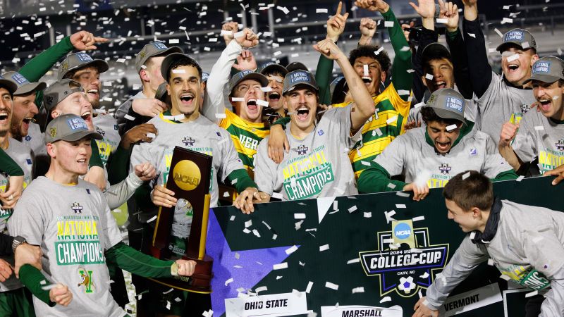 University of Vermont wins first-ever NCAA Division I national championship | CNN