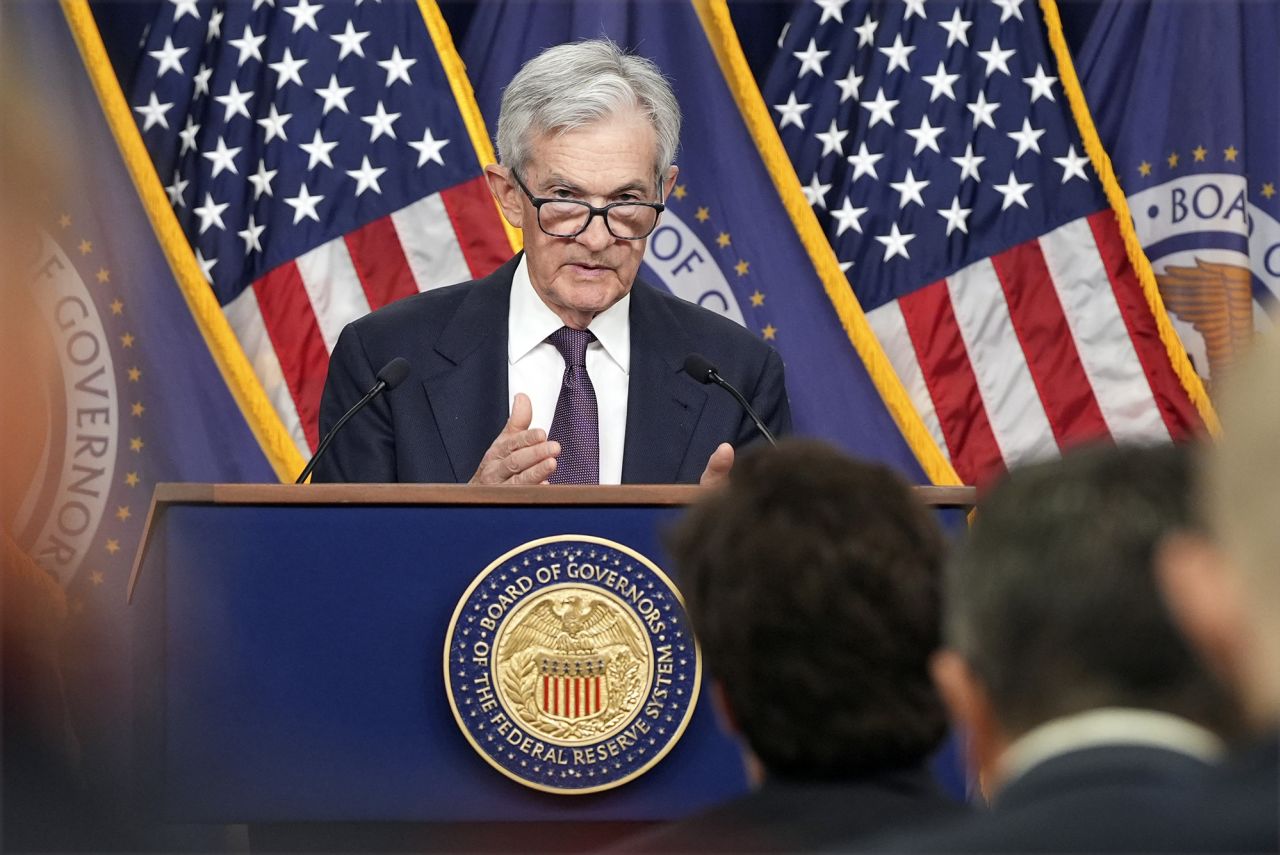 Federal Reserve Board Chairman Jerome Powell speaks during a news conference at the Federal Reserve, Wednesday, Dec. 18, 2024, in Washington.