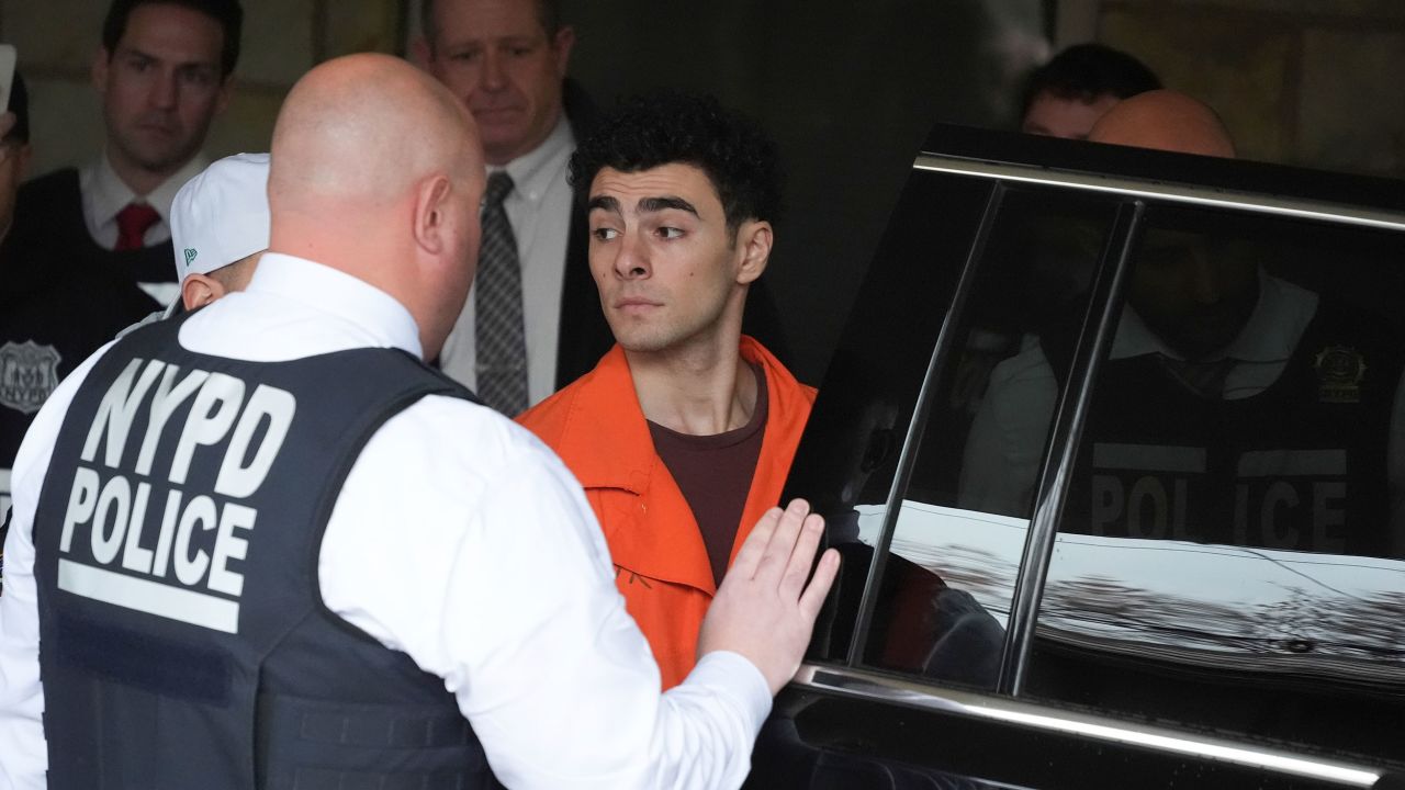 Luigi Nicholas Mangione leaves at Blair County Courthouse in Hollidaysburg, Pa., Thursday, Dec. 19, 2024. (AP Photo/Gene J. Puskar, Pool)