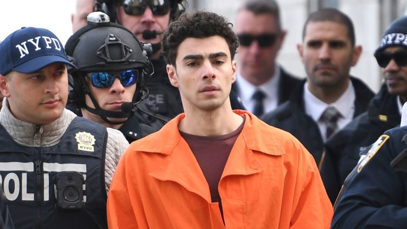 Luigi Mangione, CEO killing suspect, pleads not guilty to state terror and murder charges