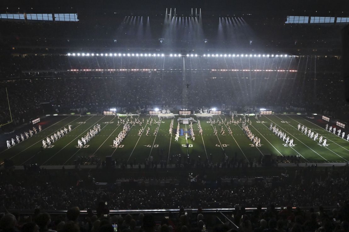 Beyoncé's NFL Halftime Show performance at the Texans-Ravens game in Houston on Christmas Day.