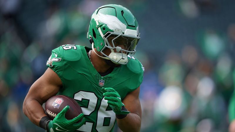 Saquon Barkley: Eagles star RB likely to be rested for last game of season, Eric Dickerson’s single-season rushing record safe