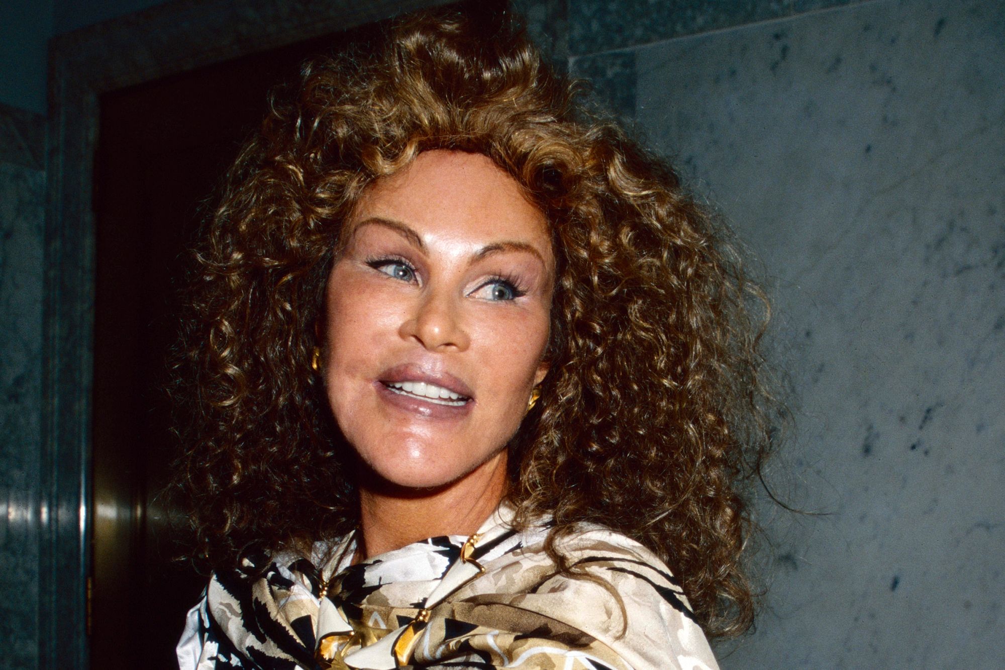 Jocelyn Wildenstein, pictured at the Guggenheim Soho in New York City on September 22, 2000, has died, according to her partner.