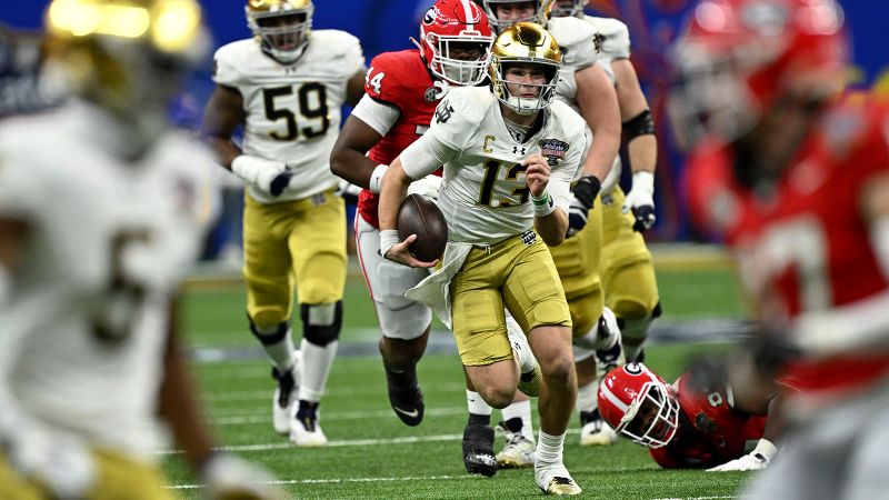 Notre Dame stuns Georgia in an emotional Sugar Bowl