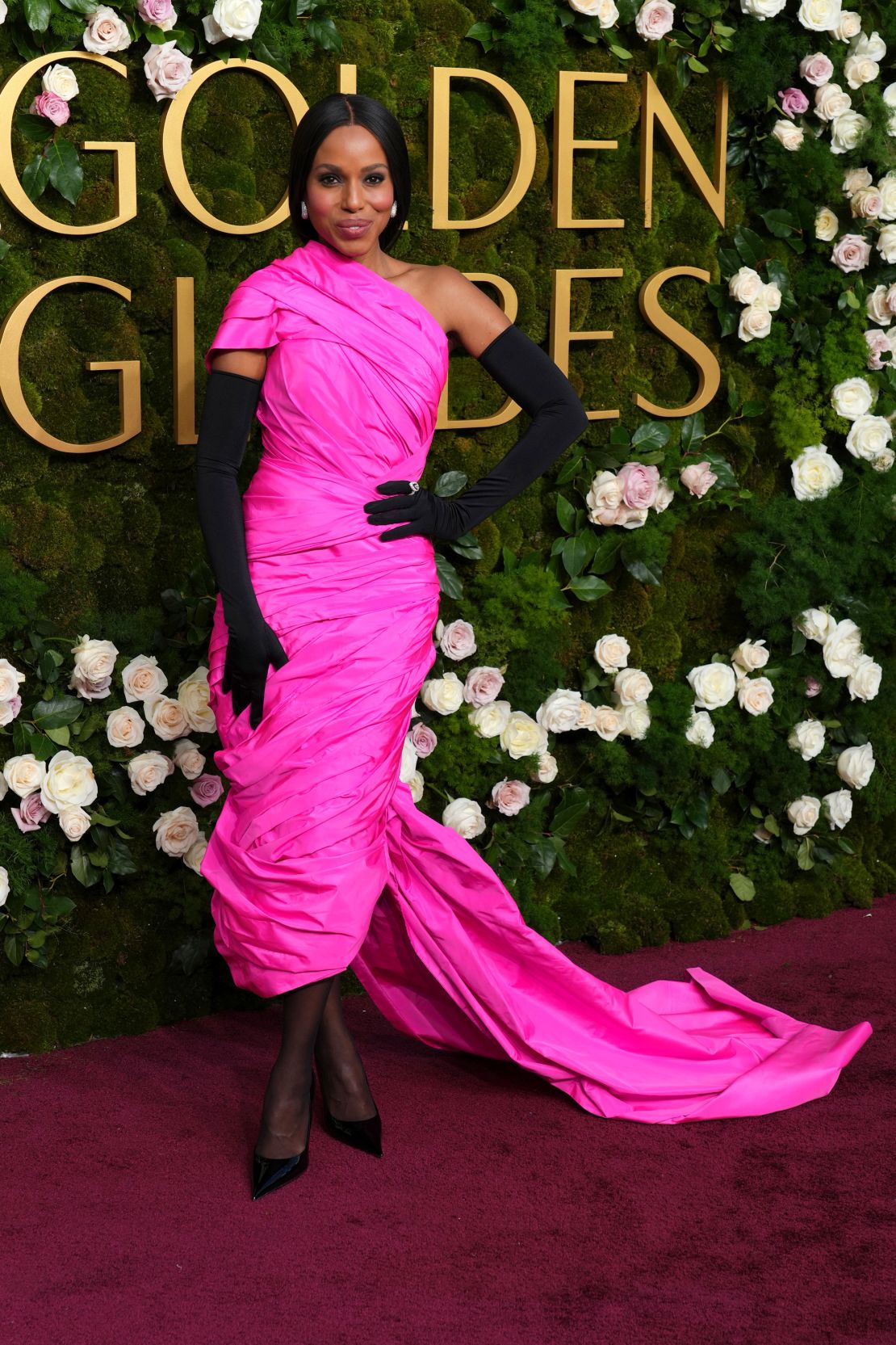 Kerry Washington wearing Balenciaga.