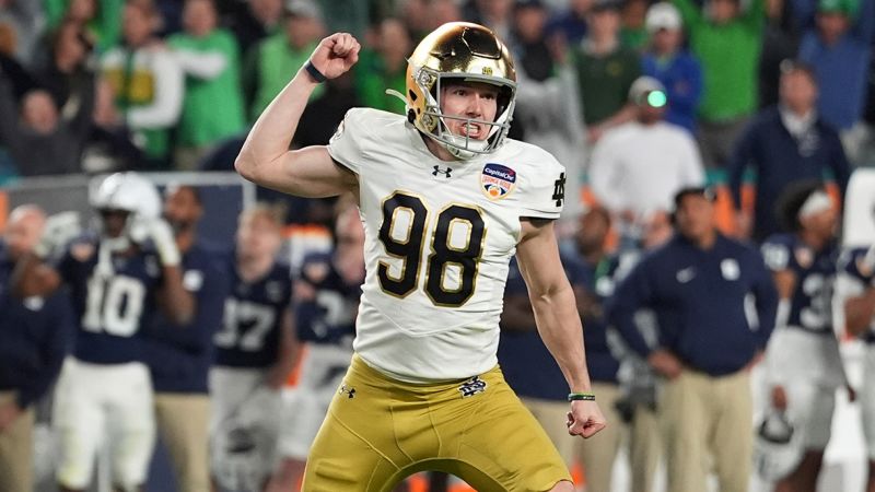 Notre Dame wins a classic against Penn State to earn a chance at college football’s national championship