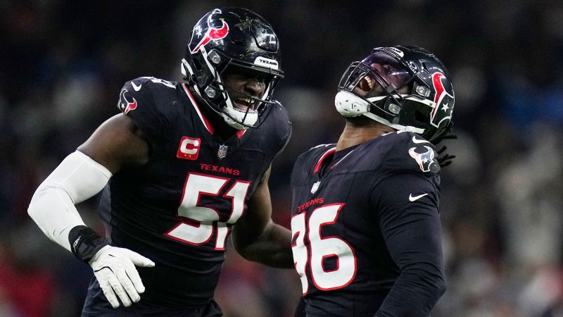 Houston Texans overcome slow start to rout Los Angeles Chargers in chaotic playoff matchup