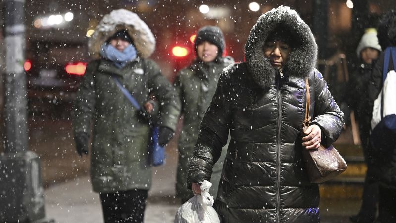 Winter Storm: Rare and potentially historic snowfall could fall as far away as Florida and the Gulf of Mexico as temperatures plummet across the country.