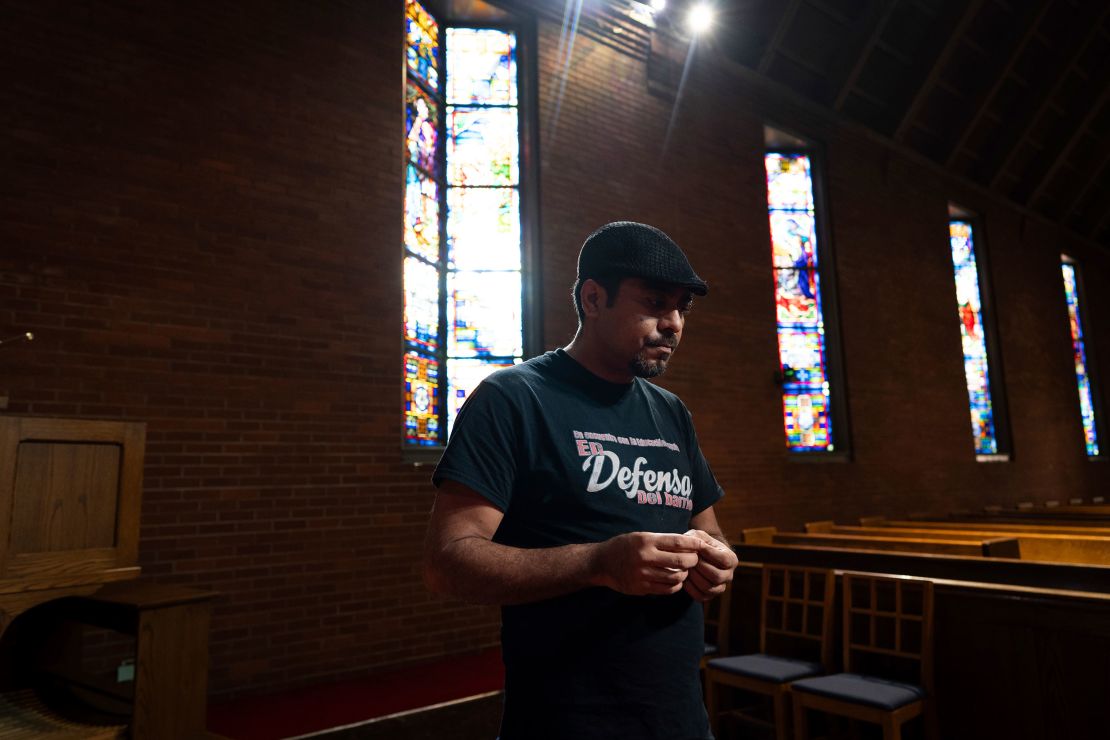 Francisco Aguirre sought sanctuary at Augustana Lutheran Church in 2014. Now he leads Spanish services at the church.