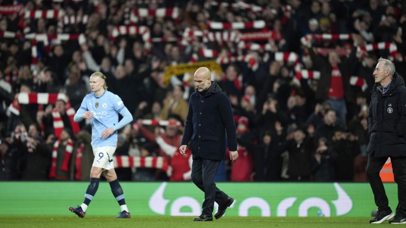 Arsenal thrashes Manchester City to pile even more pressure on Pep Guardiola