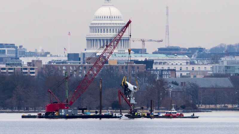 Washington DC plane crash: All major pieces of the wreckage have been recovered, NTSB says