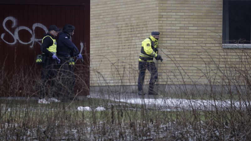 Sweden school shooting: Five people shot at school in rebro