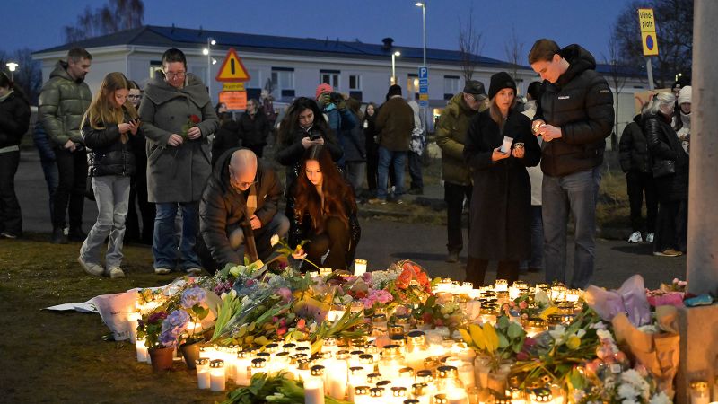 Sweden to tighten gun laws after mass shooting at school