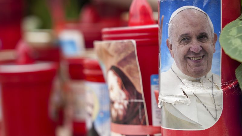 Video: Pope Francis has pneumonia in both lungs, Vatican says, as supporters gather outside hospital