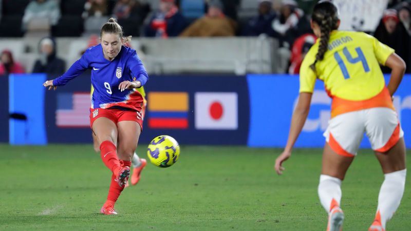 Ally Sentnor scores stunning goal as USWNT beats Colombia in SheBelieves Cup