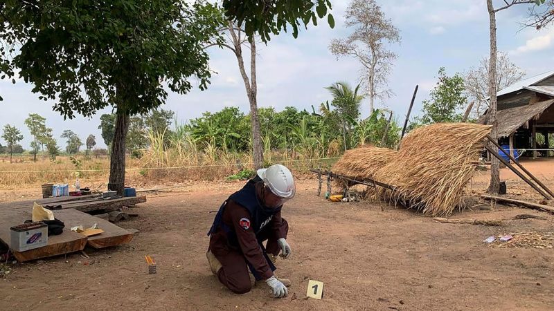 Decades-old grenade kills two toddlers in rural Cambodia