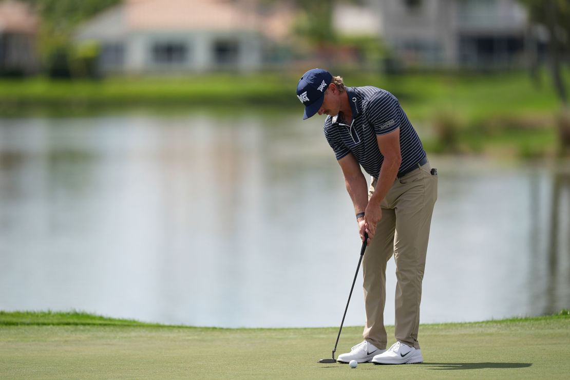 Knapp had 12 birdies in his opening round at the Cognizant Classic.