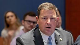 FILE - Ed Martin speaks at an event at the Capitol in Washington, June 13, 2023. (AP Photo/Amanda Andrade-Rhoades, File)