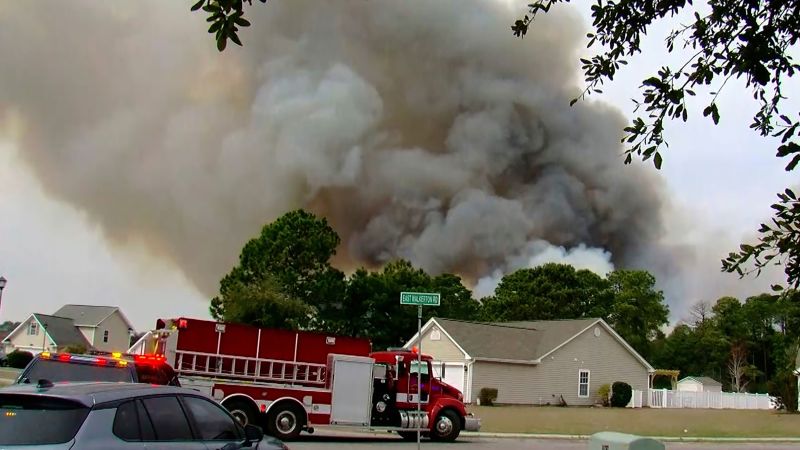 Authorities traced this Myrtle Beach wildfire to a South Carolina woman’s backyard. She is now facing charges | CNN