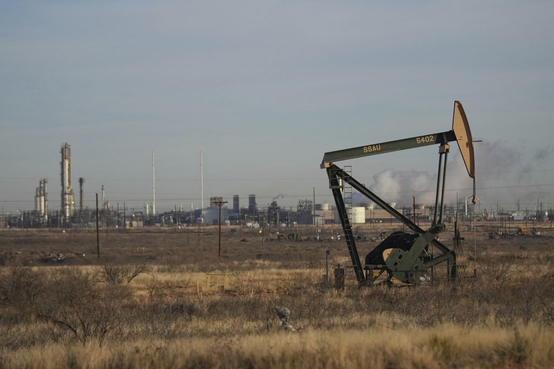 A pumpjack in Seminole, Texas.