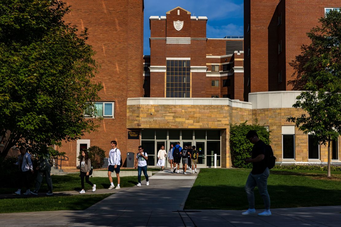 A federal grant funding scholarships at St. Thomas University in St. Paul, Minnesota, was terminated earlier this year, the university said.