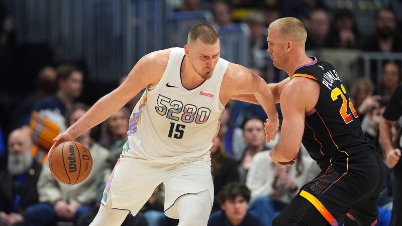 Nikola Jokić records first 30-20-20 triple-double in NBA history in Denver Nuggets overtime win over Phoenix Suns