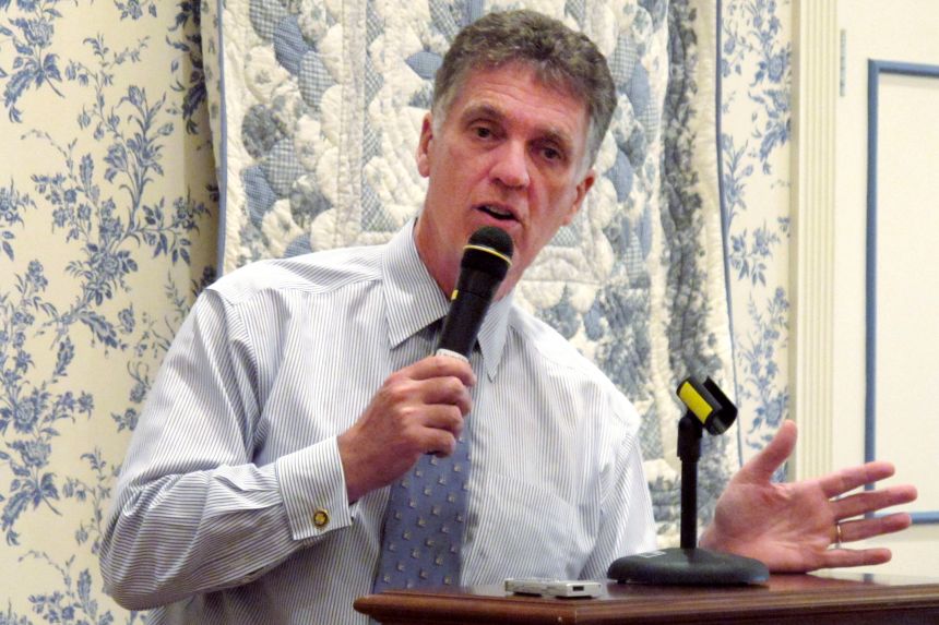 Former Rep. Dr. David Weldon speaks in The Villages, Florida, on May 31, 2012.