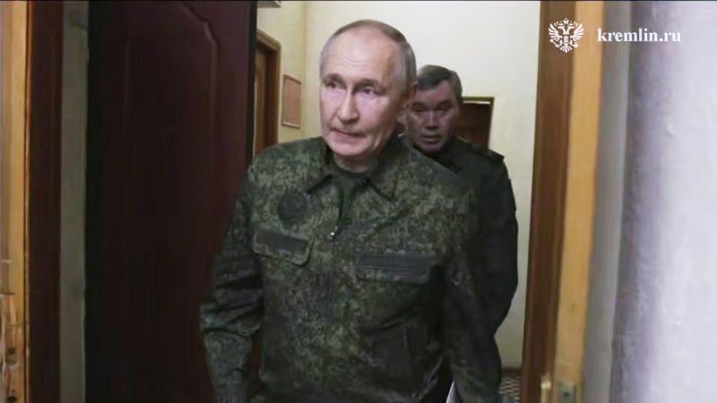 Russia-Ukraine war: Putin makes surprise visit to Kursk as Kremlin considers ceasefire proposal