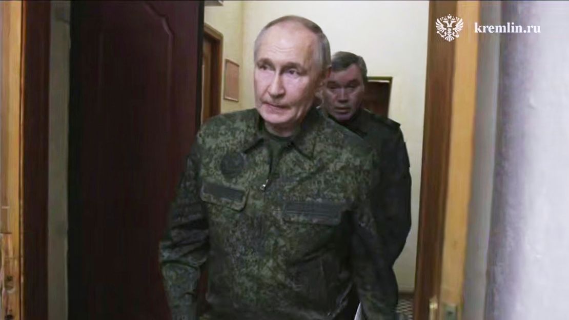 In video broadcast by Russian state television, President Vladimir Putin told frontline troops that Moscow’s goal is to “completely liberate” Kursk as soon as possible.