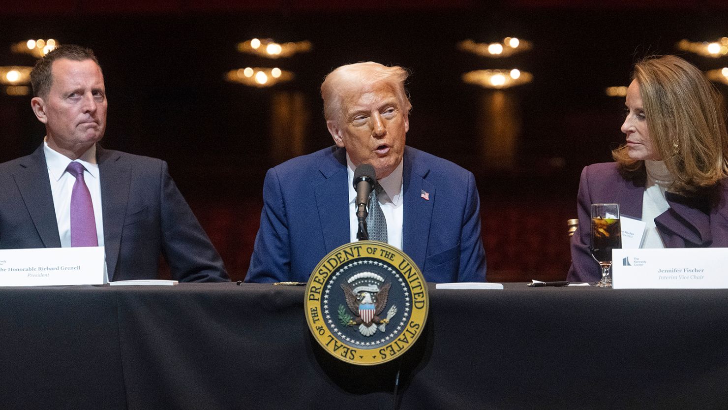 Trump uses Kennedy Center visit to criticize the venue and tout his efforts  to remake it | CNN Politics