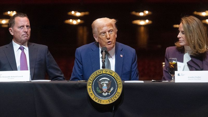 Trump uses Kennedy Center visit to criticize the venue and tout his efforts to remake it | CNN Politics