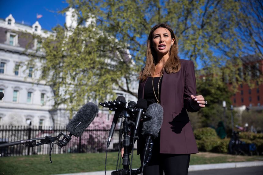 Alina Habba at the White House on March 26, 2025.