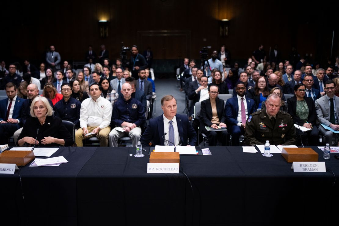 Chris Rochero, acting manager of the Federal Aviation Administration, Jennifer Homendy, chair of the NTSB, and Army Brig. General Matthew Braman, director of Army Aviation, will prepare to testify during the Senate Commerce, Science and Transportation Subcommittee on the March 27 Aviation, Space, Space and Innovation Hearing.
