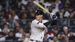 BRONX, NY - APRIL 01: Cody Bellinger #35 of the New York Yankees at bat using a Torpedo bat during the game against the Arizona Diamondbacks on April 1, 2025 at Yankee Stadium in the Bronx, New York. (Photo by Rich Graessle/Icon Sportswire) (Icon Sportswire via AP Images)