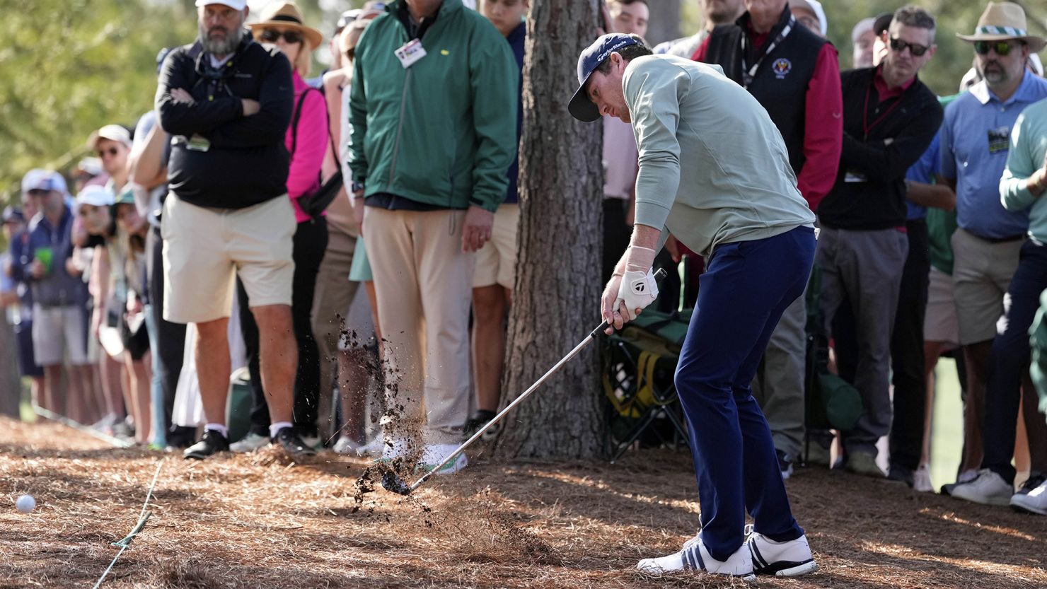 Nick Dunlap had an opening round to forget at the Masters.