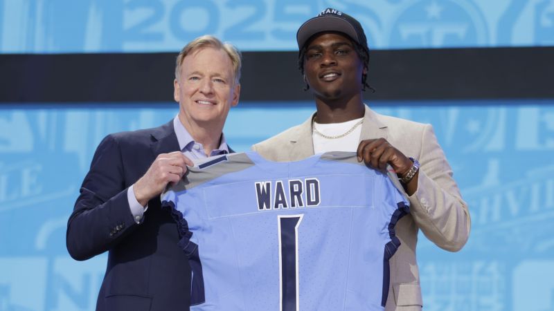NFL draft: Cam Ward goes No. 1 overall and Shedeur Sanders slides out of the first round