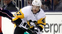 Adam Johnson died after sustaining a cut to the neck in a collision with another player during the second period of the Nottingham Panthers’ game against the Sheffield Steelers in England on October 28, 2023.