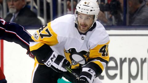 Adam Johnson died after sustaining a cut to the neck in a collision with another player during the second period of the Nottingham Panthers’ game against the Sheffield Steelers in England on October 28, 2023.