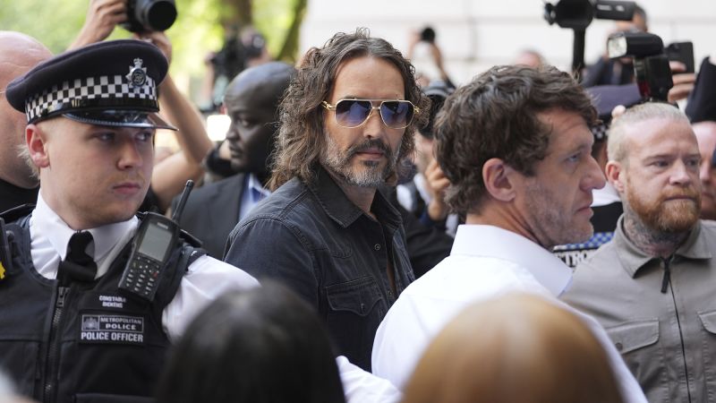 Russell Brand granted bail in first court appearance over sexual assault charges