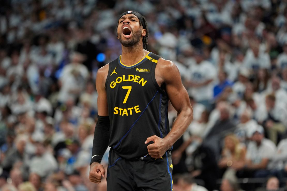 Hield continued his hot scoring run in the Warriors' Game 1 victory over the Timberwolves.