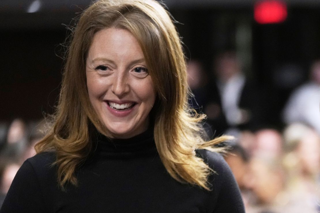 Dr. Casey Means, a wellness influencer, attends a confirmation hearing for Kennedy at the Capitol in Washington on January 29, 2025.