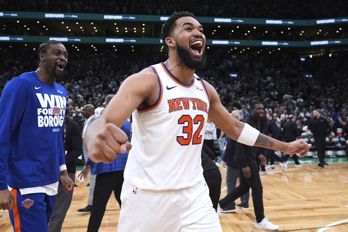 Karl-Anthony Towns had a huge night for the New York Knicks.