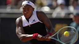 Coco Gauff booked her spot in the Italian Open quarterfinals with a dominant victory over Emma Raducanu.